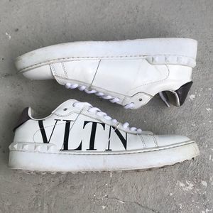 Valentino Garavani White and Black Sneakers